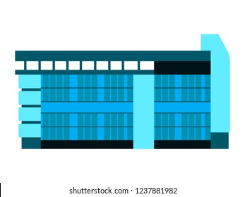 Isolated soccer stadium icon. Vector illustration design
