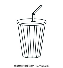 Isolated soda drink design