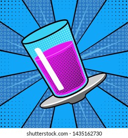 Isolated soda drink. Pop art style - Vector