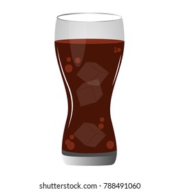 Isolated soda icon on a white background, vector illustration