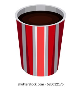 Isolated soda on a plastic cup, Vector illustration