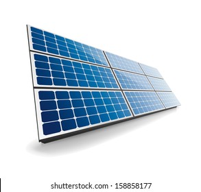 Isolated solar panel