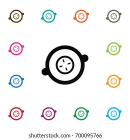 Isolated Soother Icon. Suck Vector Element Can Be Used For Soother, Teat, Nipple Design Concept.