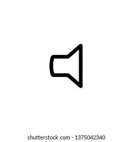 Isolated Sound vector icon