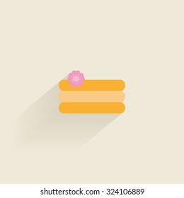 Isolated spa icon on a colored background