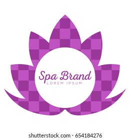 Isolated spa logo on a white background, Vector illustration