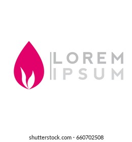 Isolated spa logo on a white background, Vector illustration