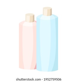 Isolated spa therapy treatment object illustration bottle