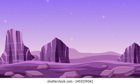 Einzelraumhintergrund, Illustration
