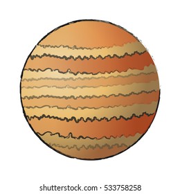 Isolated space planet design