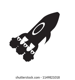 Isolated spaceship logo