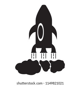 Isolated spaceship logo