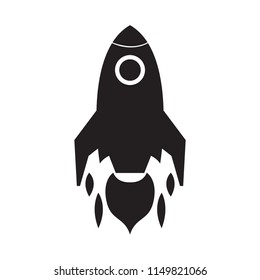 Isolated spaceship logo
