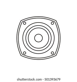Isolated speaker device design