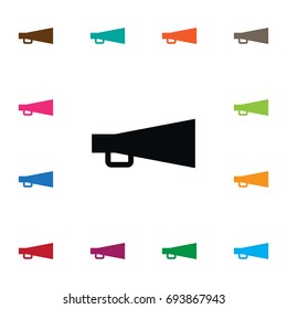 Isolated Speaker Icon. Advertisement Vector Element Can Be Used For Speaker, Advertisement, Loudspeaker Design Concept.