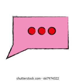 isolated speech bubble
