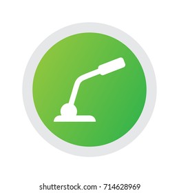 Isolated Speech Icon Symbol On Clean Background. Vector Interview Element In Trendy Style.