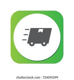 Isolated Speed Icon Symbol On Clean Background. Vector Fast Delivery Element In Trendy Style.