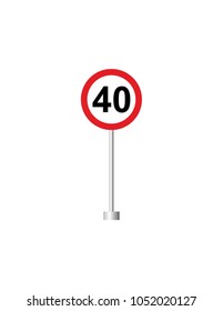 Isolated speed limit