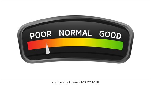 Isolated speedometer scale logo. Business performance measure illustration. Car dashboard equipment vector icon. Skills meter graphic design, vector illustration.