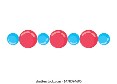 Isolated spheres vector design, vector illustration