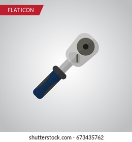 Isolated Spherical Joint Flat Icon. Ratchet Vector Element Can Be Used For Ratchet, Spherical, Joint Design Concept.