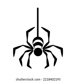 Isolated spider draw hallowen vector illustration