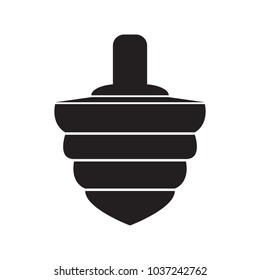 Isolated spin toy icon