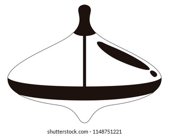 Isolated spin toy icon