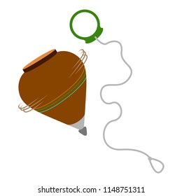 Isolated spin toy icon