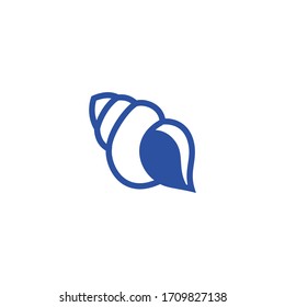 Isolated Spiral Shell Emoji, Vector Flat Icon, Emoticon