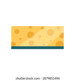 Isolated sponge cleaning products soap icon- Vector