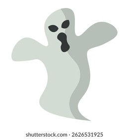 Isolated spooky halloween character Vector illustration