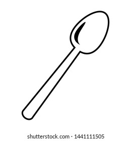 Isolated spoon design vector illustration
