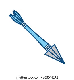 isolated sport arrow