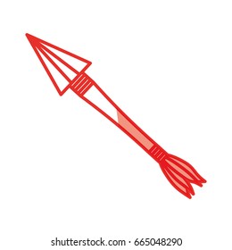 isolated sport arrow