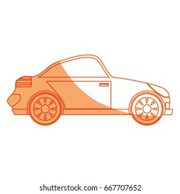 isolated sport car