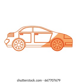 isolated sport car