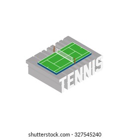 Isolated sport field on a transparent background