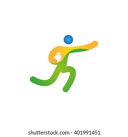 Isolated sport icon on a white background
