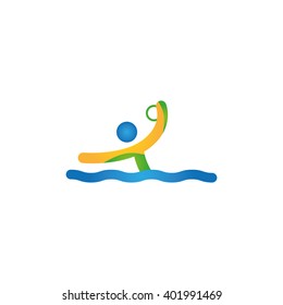Isolated sport icon on a white background