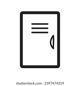 Isolated sport locker icon Flat design Vector illustration