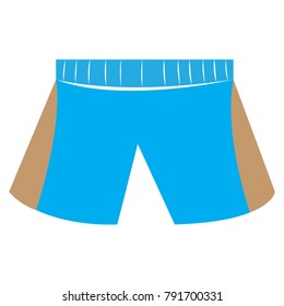 Isolated sport short on a white background, vector ilustration