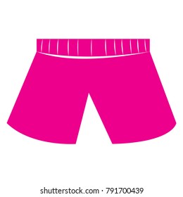 Isolated sport short on a white background, vector ilustration