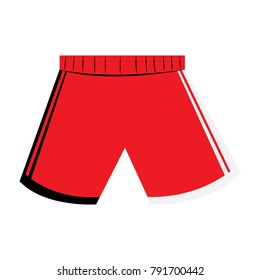 Isolated sport short on a white background, vector ilustration