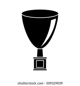 Isolated sport trophy design