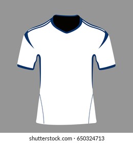 Isolated sport uniform on a grey background, Vector illustration