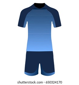 Isolated sport uniform on a white background, Vector illustration