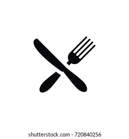 Isolated Stainless Icon. Dishware Vector Element Can Be Used For Knife, Fork, Dishware Design Concept.
