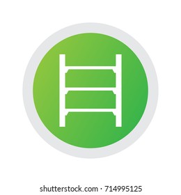 Isolated Stairs Icon Symbol On Clean Background. Vector Ladder Element In Trendy Style.